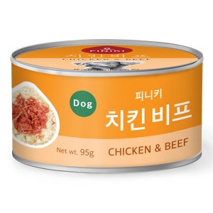 피니키 강아지 캔 치킨비프 95g