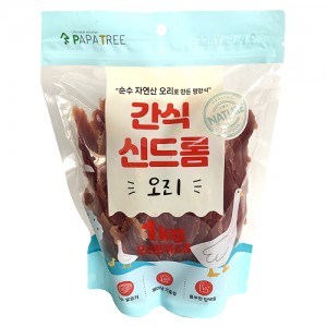 간식신드롬 오리트위스트 1kg