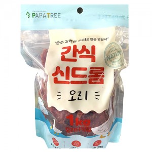 간식신드롬 오리터키링 1kg