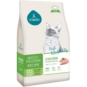 피니키 멀티프로테인 치킨 피쉬 3kg 고양이사료 