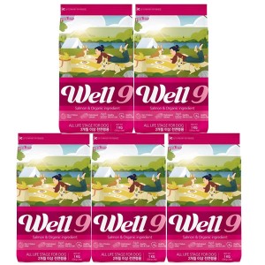 펠리코 피부건강 웰나인독 연어1kgX5개