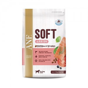 ANF 소프트 연어 1.2kg 말랑해서 씹기쉬운 반습식 사료