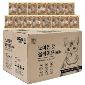 노마진 올라이프 대용량 고양이 사료 15kg