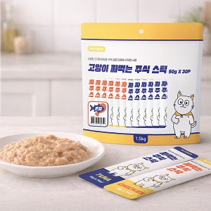 펫츠몬 짜먹는 주식스틱 참치+닭고기 혼합콤보 1.5kg (50gX30개)